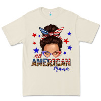 Bone all american mama messy bun Premium Tee - texasbilliewilder