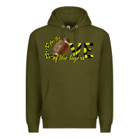 Army Green Love of the Tigers Premium Hoodie - Bettercallsaul