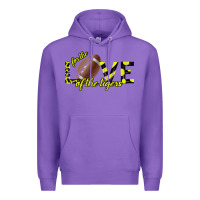 Purple Love of the Tigers Premium Hoodie - Bettercallsaul