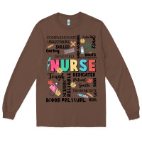 Chestnut nurse word Long Sleeve Tee - JahusDesignShop