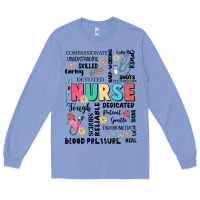 Colony Blue nurse word Long Sleeve Tee - JahusDesignShop