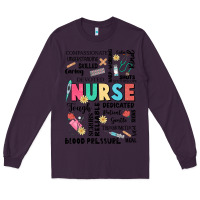 Plum nurse word Long Sleeve Tee - JahusDesignShop