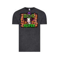 Vintage Black Boo heifer halloween Vintage Tee - Artiststas