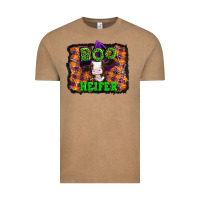 Vintage Coffee Boo heifer halloween Vintage Tee - Artiststas