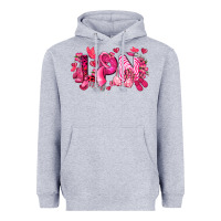 Heather Grey lpn breast cancer certified nursing assistant Heavyweight Hoodie - LillyAllenDesigns