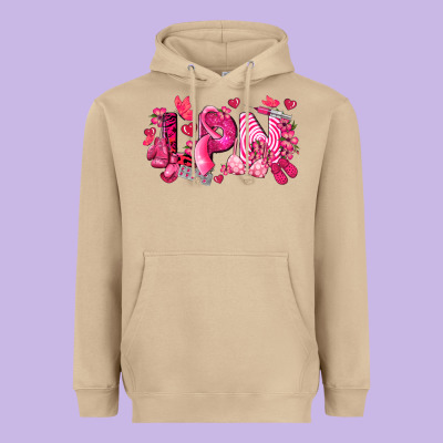 Lpn Breast Cancer Certified Nursing Assistant Heavyweight Hoodie Designed By Lillyallendesigns