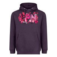 Plum lpn breast cancer certified nursing assistant Heavyweight Hoodie - LillyAllenDesigns