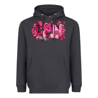 Smoke lpn breast cancer certified nursing assistant Heavyweight Hoodie - LillyAllenDesigns