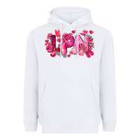 White lpn breast cancer certified nursing assistant Heavyweight Hoodie - LillyAllenDesigns