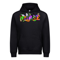 Black halloween nurse Urban Hoodie - CowGirlArtShop
