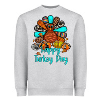 Happy Turkey Day Heavyweight Sweatshirt | Teevron