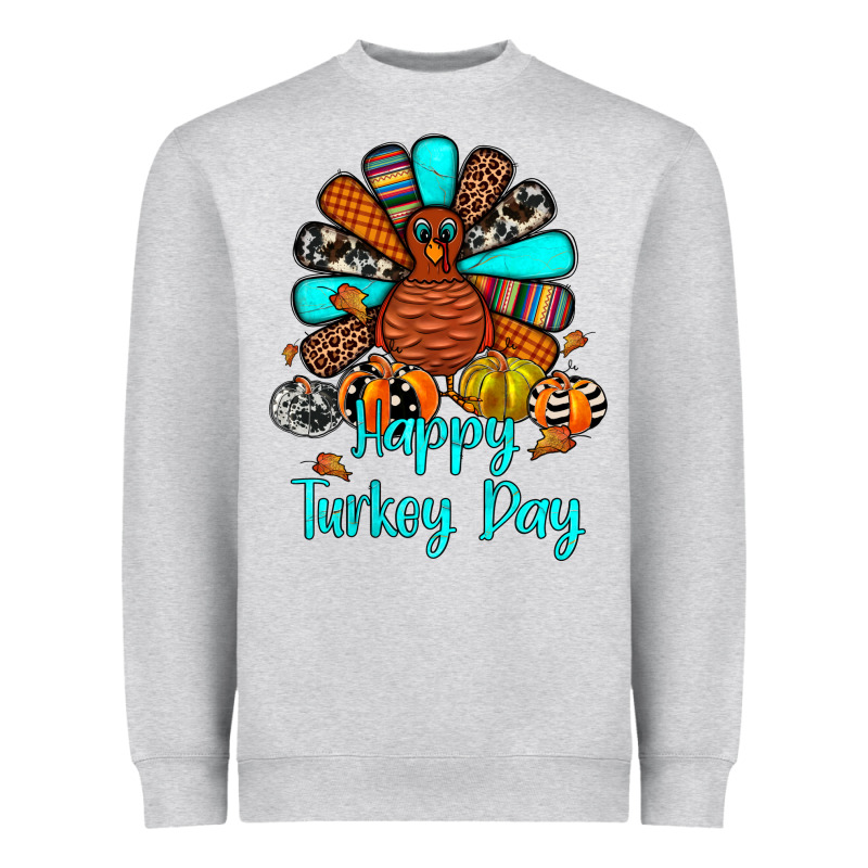 Happy Turkey Day Heavyweight Sweatshirt by JahusDesignShop | Teevron