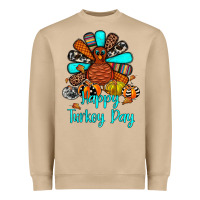 Mushroom happy turkey day Heavyweight Sweatshirt - JahusDesignShop