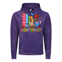 Cloud Purple booktrovert Vintage Hoodie - JahusDesignShop