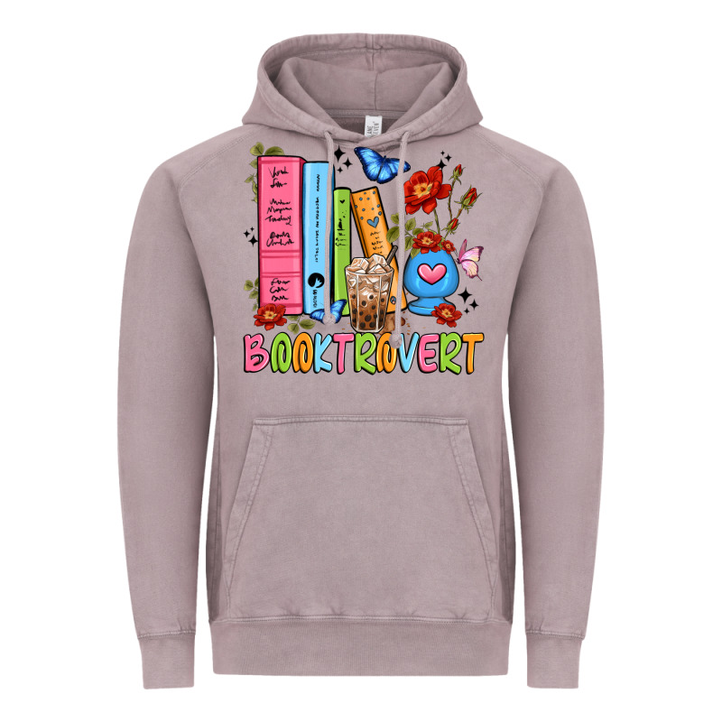 Booktrovert Vintage Hoodie by JahusDesignShop | Teevron