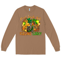 Toasted Coconut dead inside but feeling lucky Long Sleeve Tee - NancyCooperArtShop