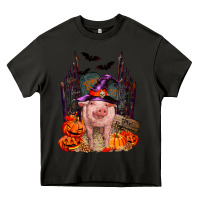 Asphalt Pig halloween Heavy Core Tee - RanaPortraitStore