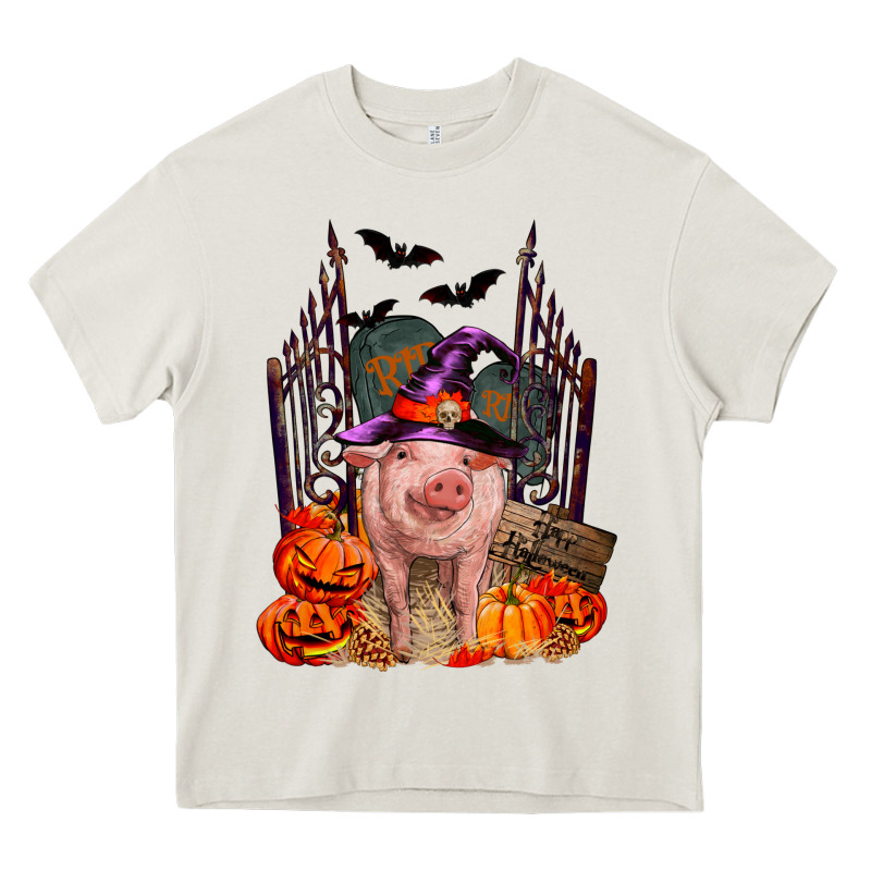 Pig Halloween Heavy Core Tee by RanaPortraitStore | Teevron