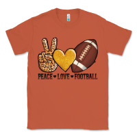 Copper peace love football Classic Tee - AdoDesignShop