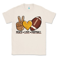 Natural peace love football Classic Tee - AdoDesignShop