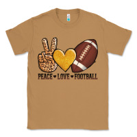 Toasted Coconut peace love football Classic Tee - AdoDesignShop