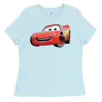 Baby Blue car Ladies Tee - Unal Design