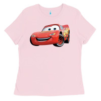 Bubblegum Pink car Ladies Tee - Unal Design