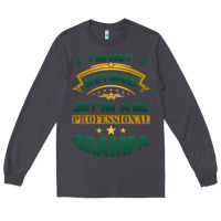 Smoke i'm not retired i'm a professional grampa Long Sleeve Tee - Jasminsmagicworld