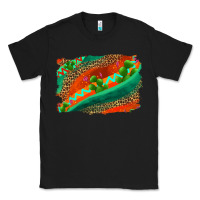 Black westerb aztec and leopard background Classic Tee - AdoDesignShop