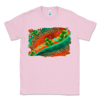 Bubblegum Pink westerb aztec and leopard background Classic Tee - AdoDesignShop