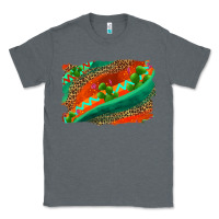 Charcoal Heather westerb aztec and leopard background Classic Tee - AdoDesignShop