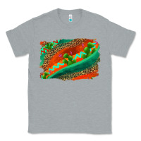 Heather Grey westerb aztec and leopard background Classic Tee - AdoDesignShop