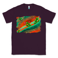 Plum westerb aztec and leopard background Classic Tee - AdoDesignShop