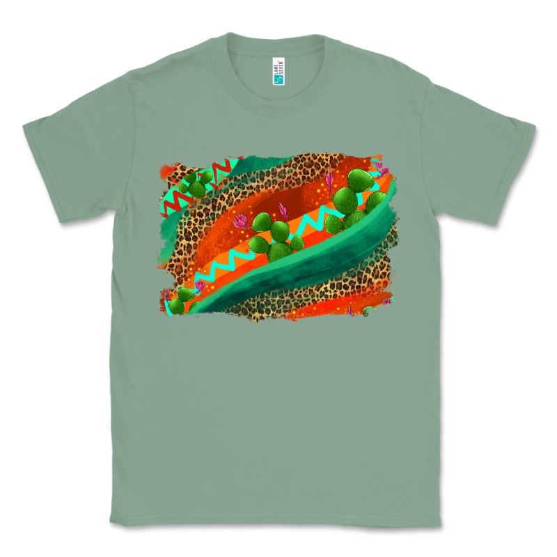 Westerb Aztec And Leopard Background Classic Tee by AdoDesignShop | Teevron