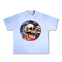 Grape Ice police skull and police equipment Urban Heavy Tee - AdoDesignShop