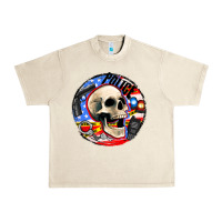 Sandshell police skull and police equipment Urban Heavy Tee - AdoDesignShop