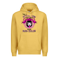 Antique Gold I'm A Pitbull Mom Just Like A Normal Mom Premium Hoodie - Bettercallsaul