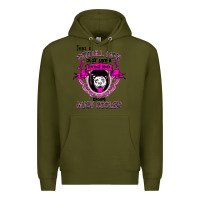 Army Green I'm A Pitbull Mom Just Like A Normal Mom Premium Hoodie - Bettercallsaul