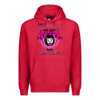 Cardinal I'm A Pitbull Mom Just Like A Normal Mom Premium Hoodie - Bettercallsaul