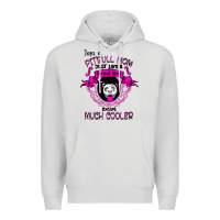 Dove Grey I'm A Pitbull Mom Just Like A Normal Mom Premium Hoodie - Bettercallsaul