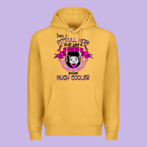 I'm A Pitbull Mom Just Like A Normal Mom Premium Hoodie Designed By Bettercallsaul