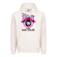 Pale Pink I'm A Pitbull Mom Just Like A Normal Mom Premium Hoodie - Bettercallsaul
