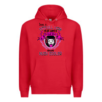 Red I'm A Pitbull Mom Just Like A Normal Mom Premium Hoodie - Bettercallsaul