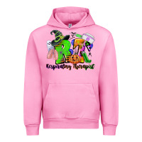 Fuchsia Pink rt respiratory therapist halloween Urban Hoodie - CowGirlArtShop