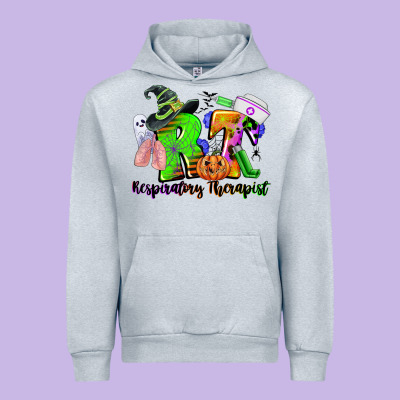 Rt Respiratory Therapist Halloween Urban Hoodie Designed By Cowgirlartshop