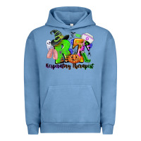 Pigment Pebble Blue rt respiratory therapist halloween Urban Hoodie - CowGirlArtShop
