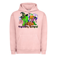 Pigment Salmon rt respiratory therapist halloween Urban Hoodie - CowGirlArtShop