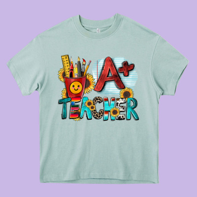 A  Teacher Heavy Core Tee Designed By Zillion Design Studio