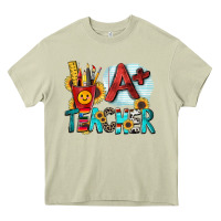 Mossy a  teacher Heavy Core Tee - Zillion Design Studio