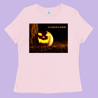 Ladies Tee Halloween Is Coming